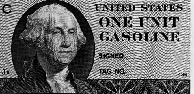 Federal gasoline coupon: “Gasoline ration coupons were printed for emergency use (but never issued) during the energy crisis in 1979.”; rationing; gas